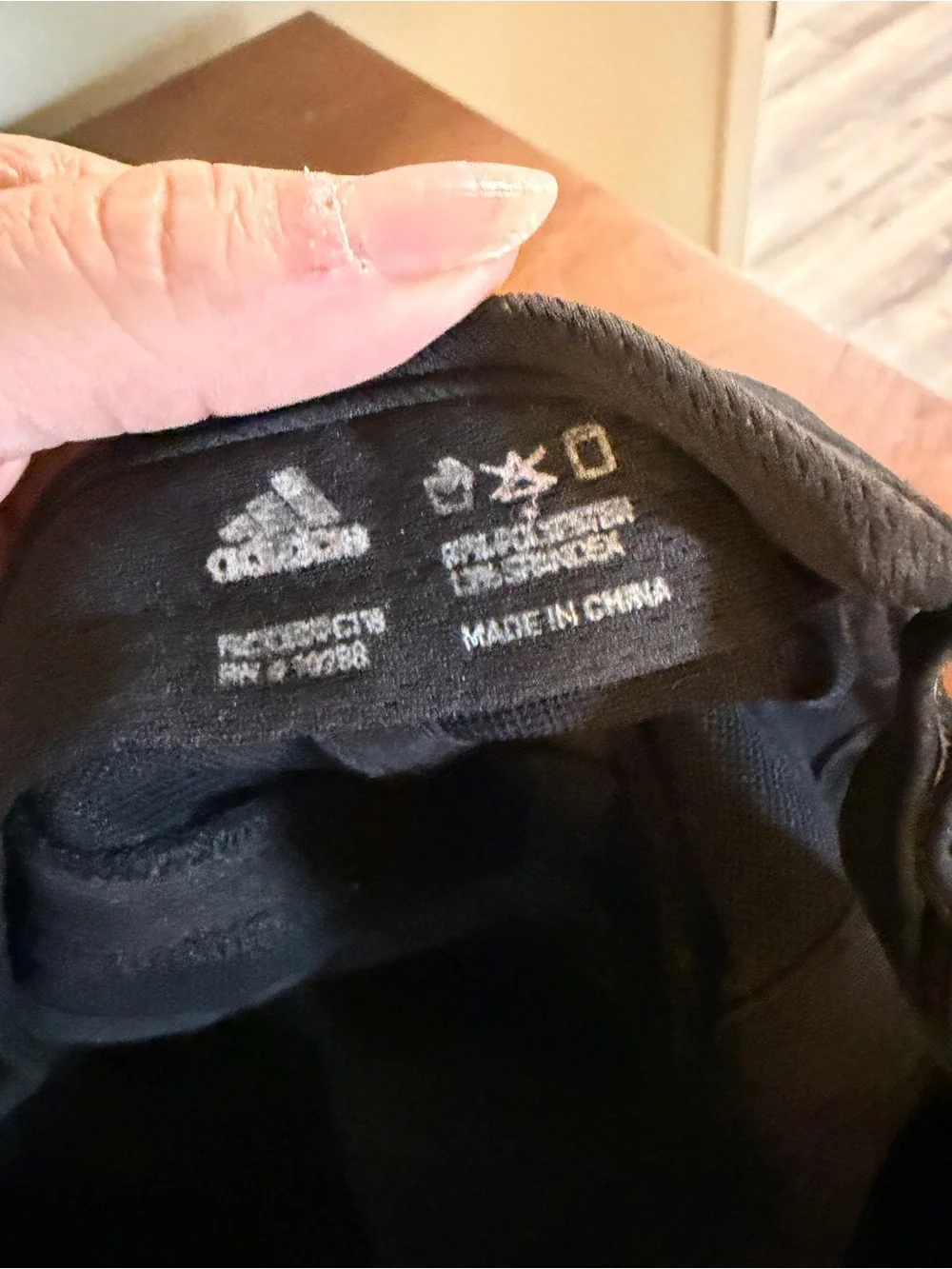 adidas Black Cap with White Embroidered Logo